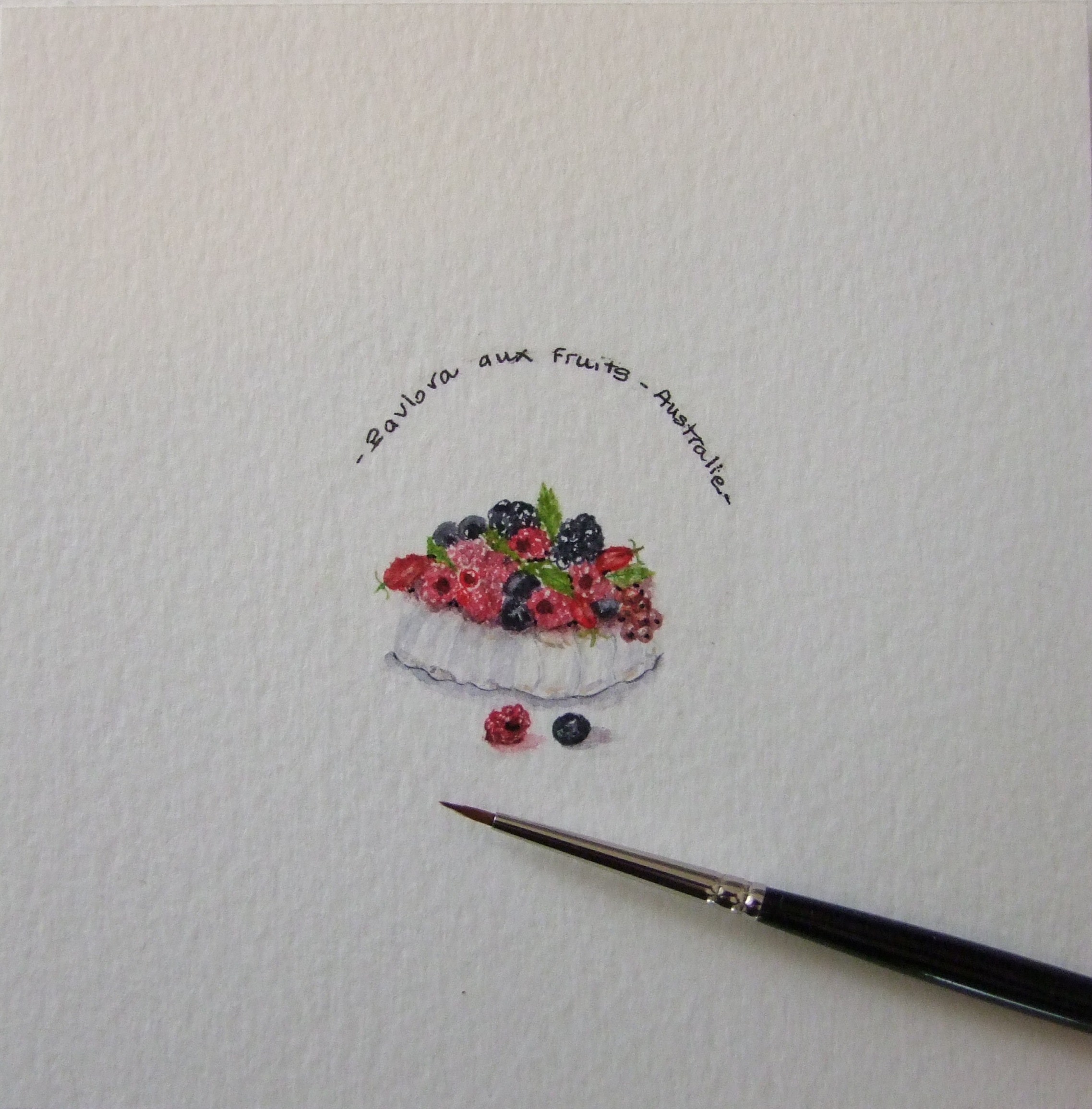 Pavlova - Australie (miniature 4x4 cm)