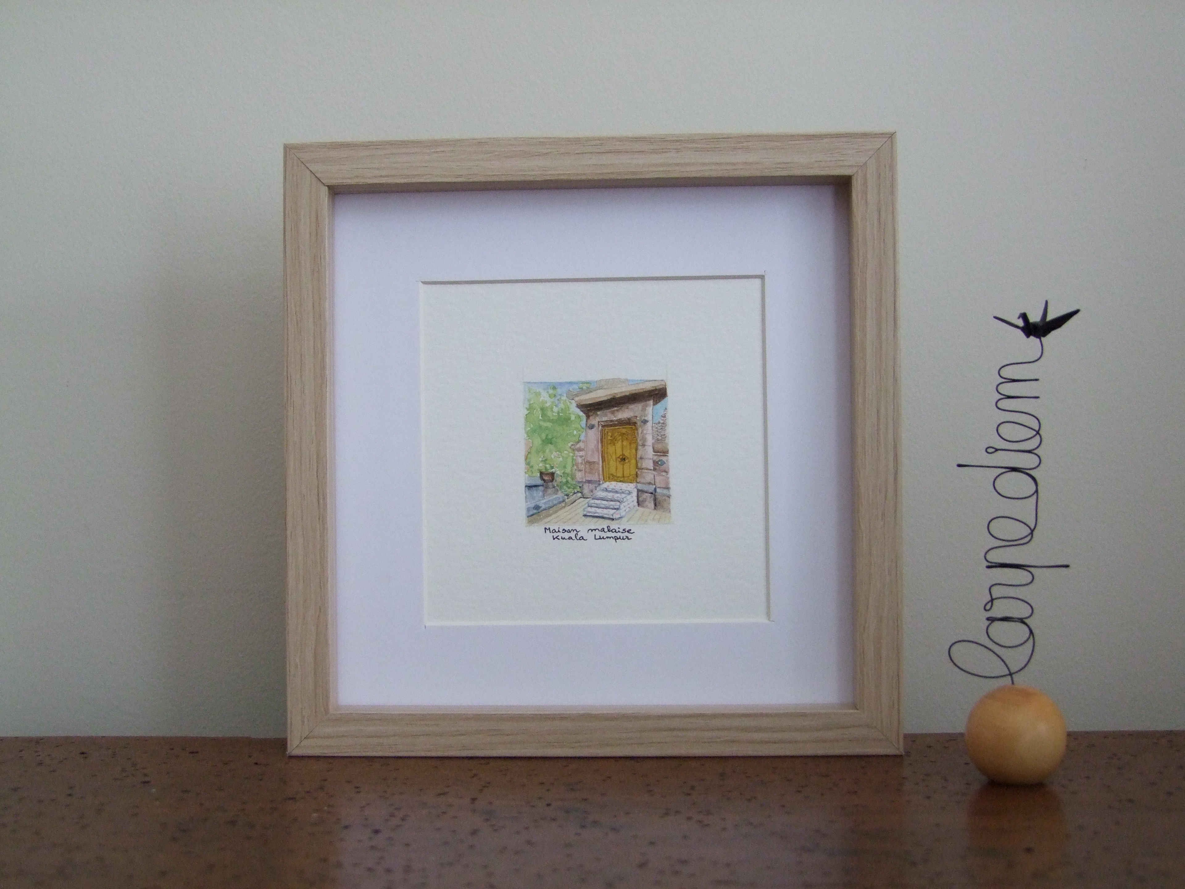 Maison malaise (miniature 4x4 cm)