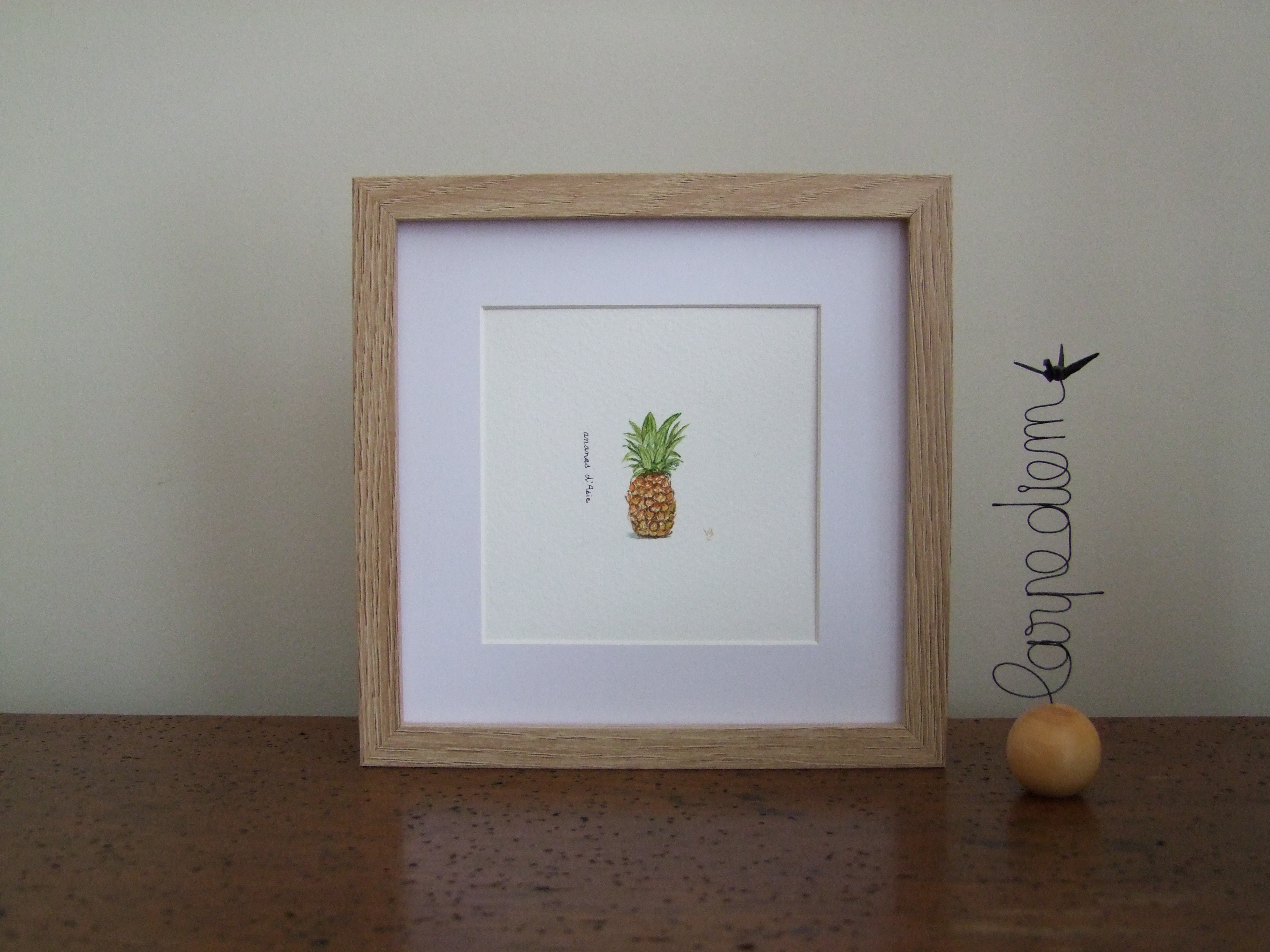 Ananas d'Asie (miniature 4x4 cm)