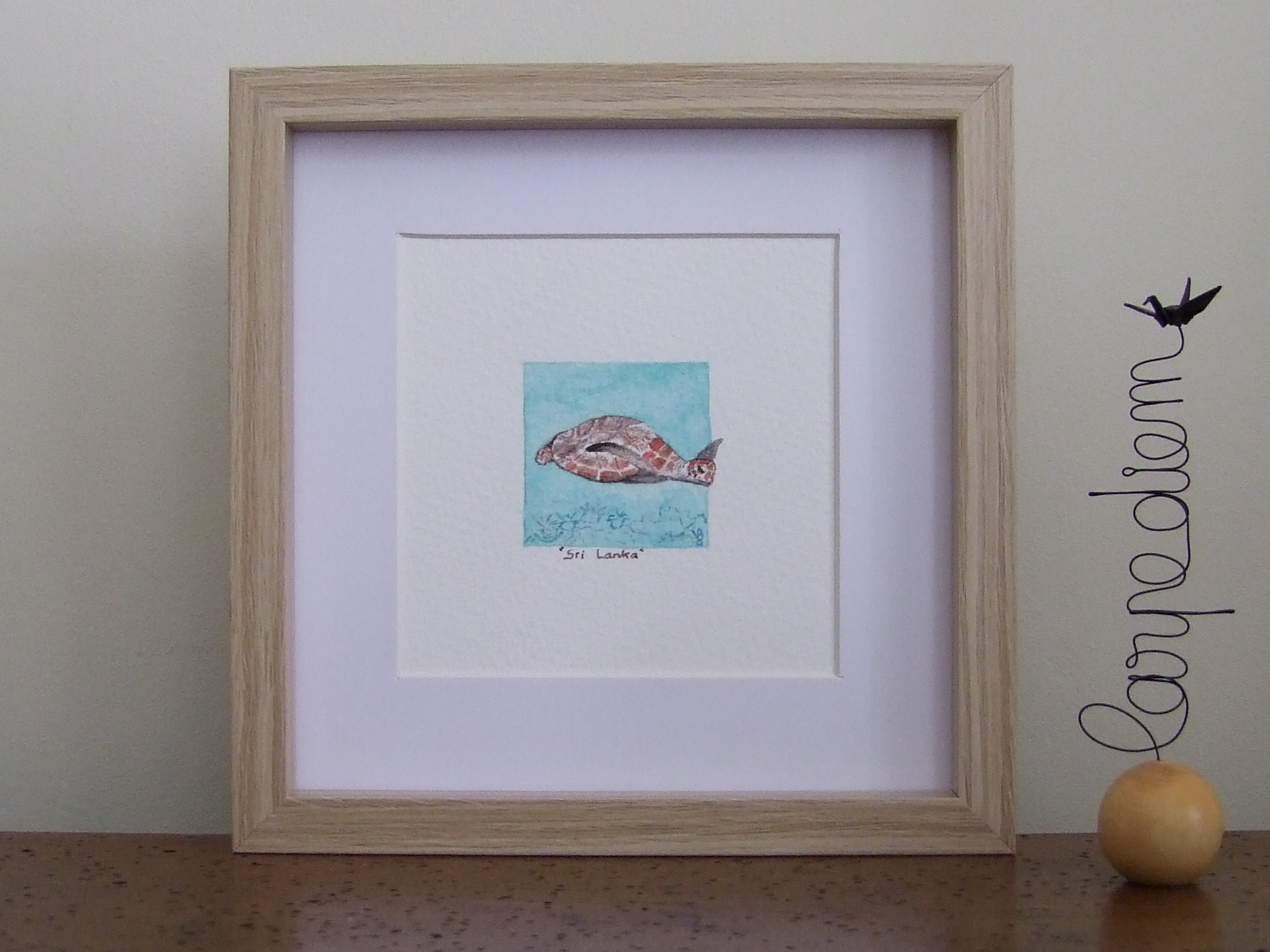 Tortue - Sri Lanka  (miniature 4x4 cm)