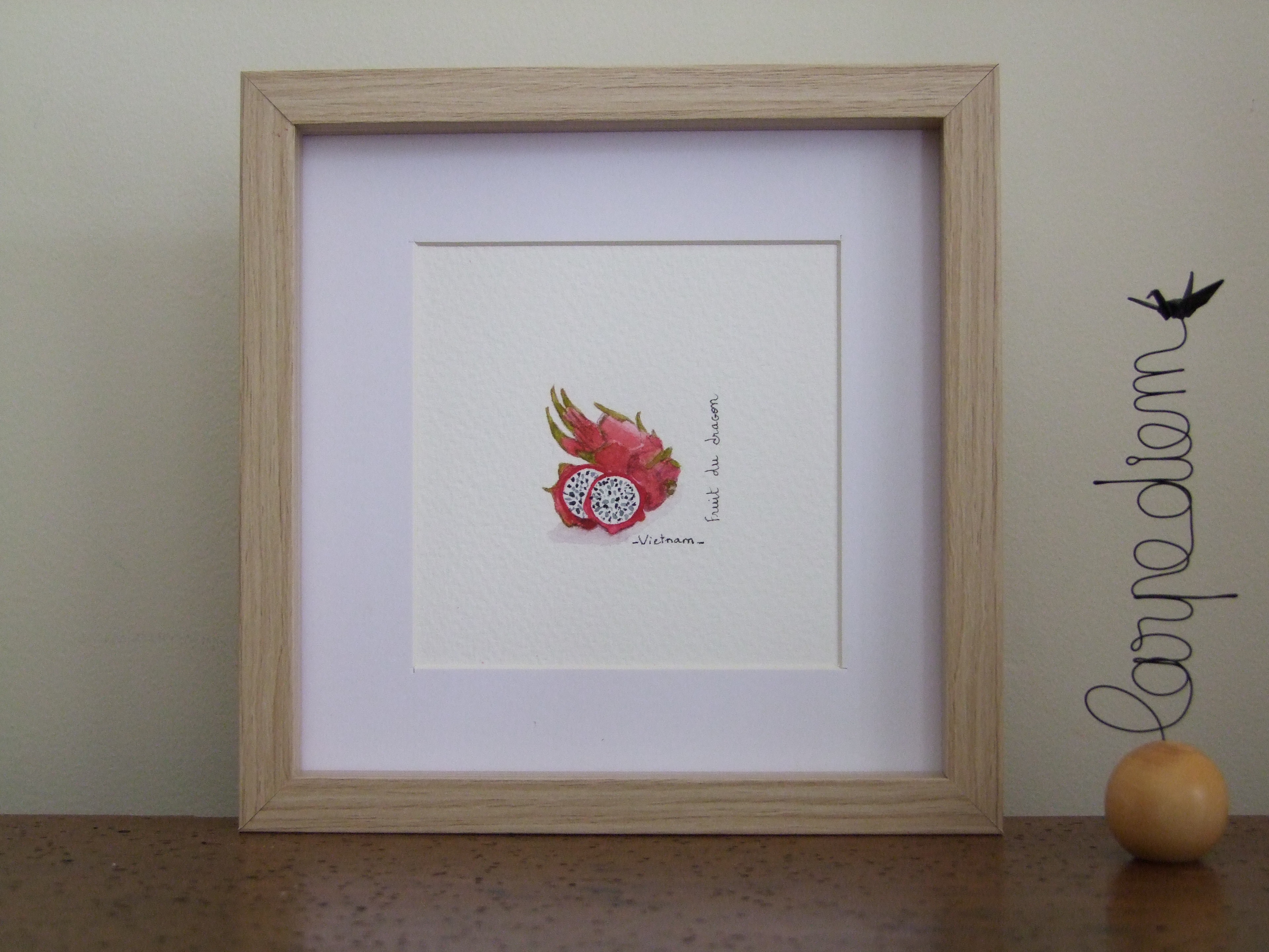 Fruit du dragon - Vietnam (miniature 4x4 cm)