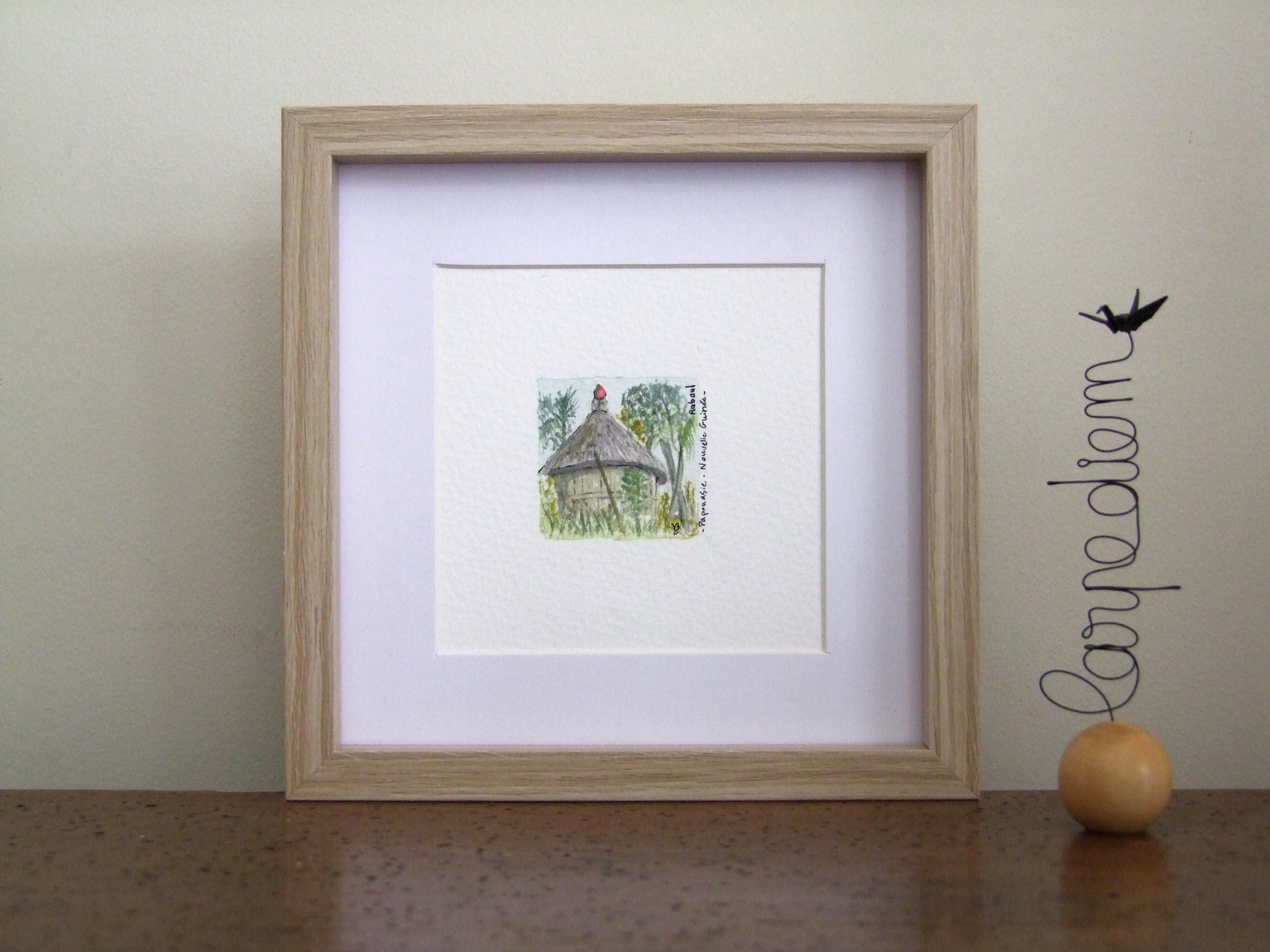 Cabane de Rabaul - Papouasie-Nouvelle guinée  (miniature 4x4 cm)
