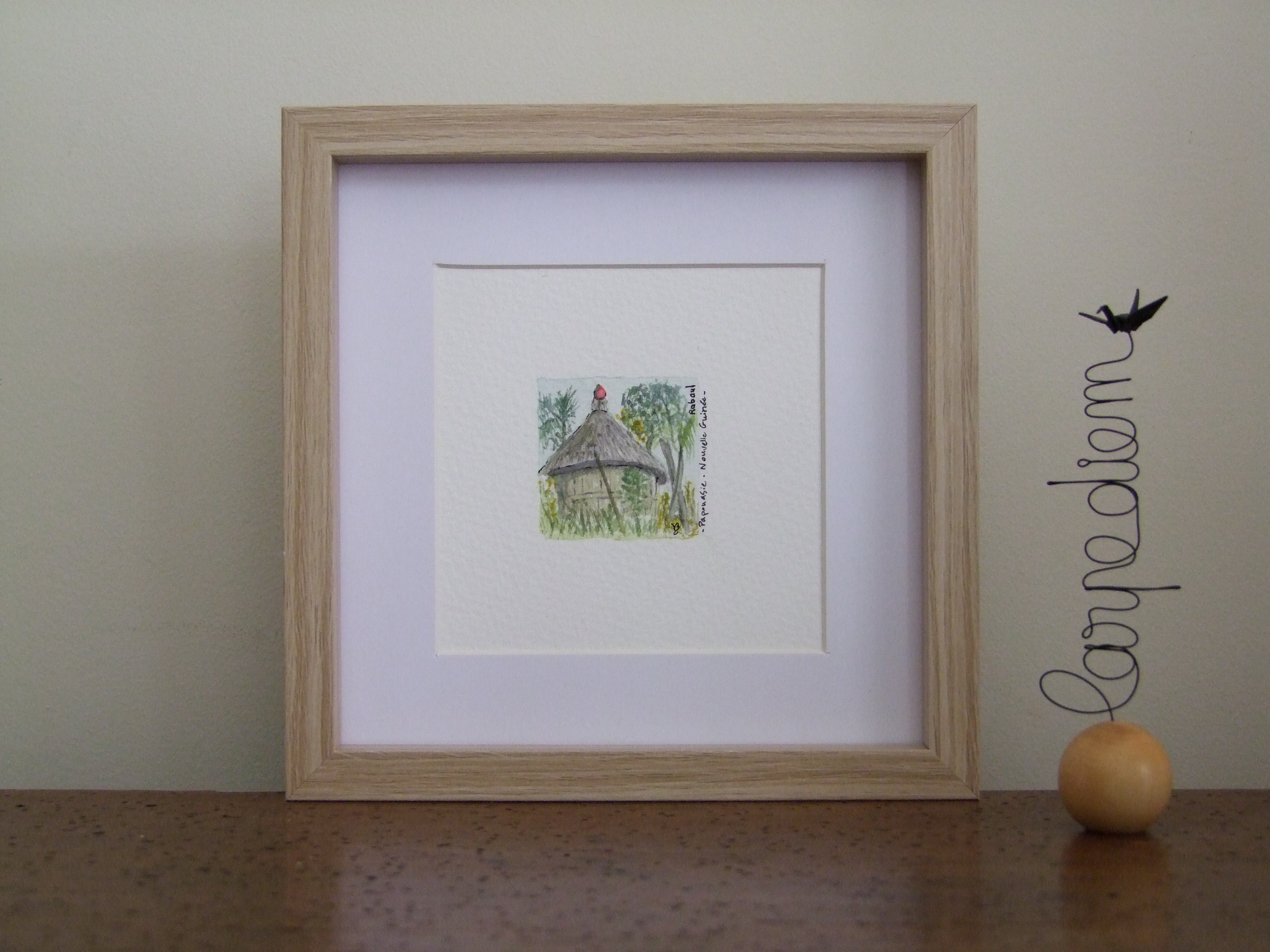 Cabane de Rabaul - Papouasie-Nouvelle guinée  (miniature 4x4 cm)